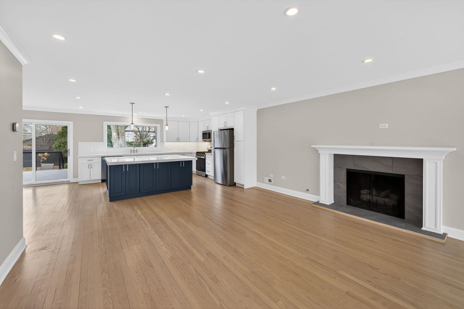 Main floor before and after the renovation — after